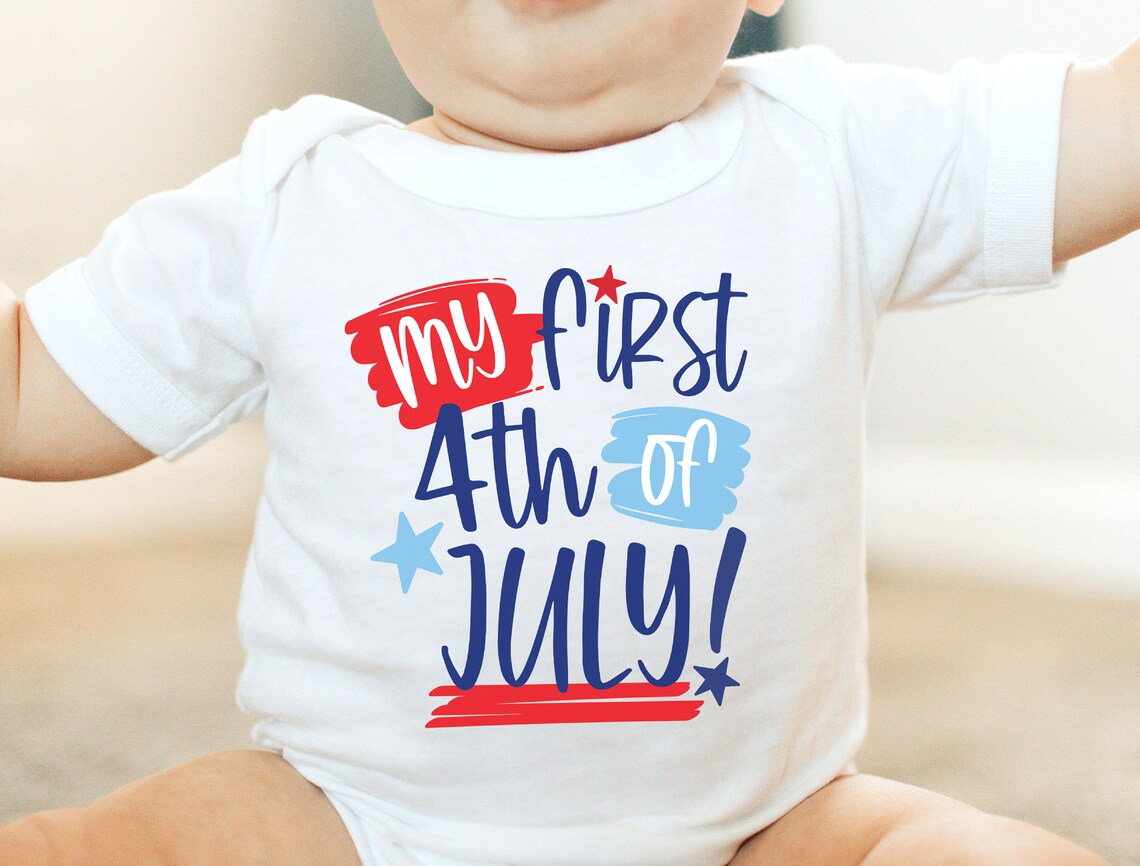 My First 4th of July Shirt SVG - My 1st 4th Baby PNG Sublimation - 4th ...