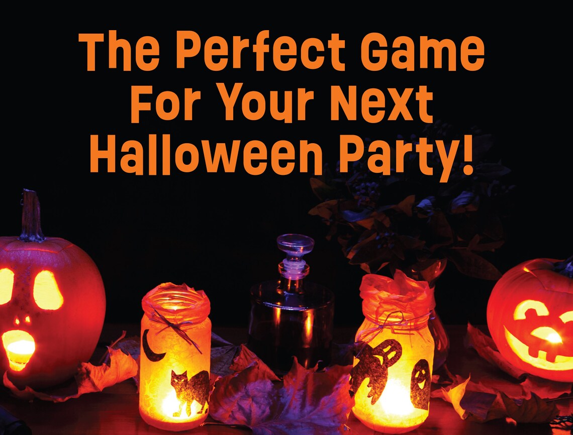 Halloween Party Bingo Game Printable Instant Download School Classroom