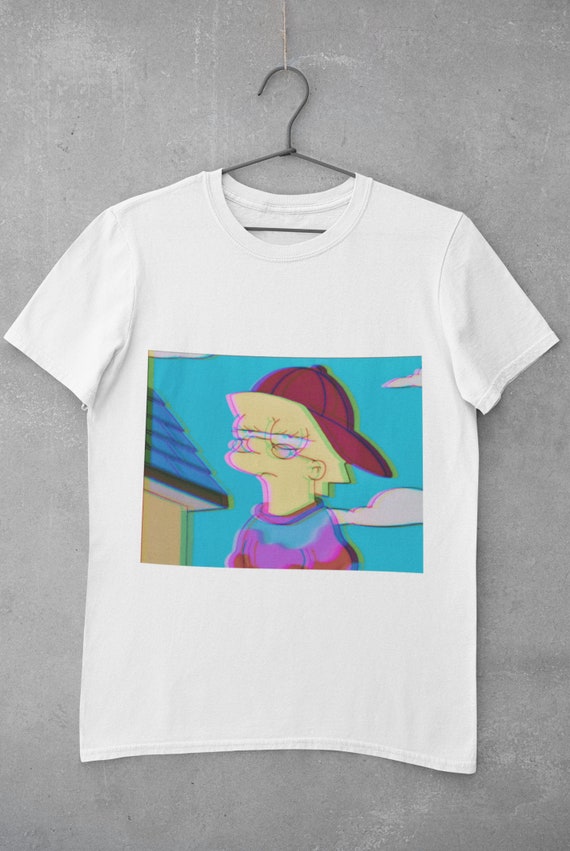 Trippy Lisa Simpson T-shirt | Unisex Clothing | the Simpsons