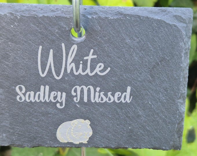 Featured listing image: Personalized Pet Memorial Slate | Laser Engraved Keepsake | Pet Remembrance Plaque | Pet Loss Gift | Memory Stone