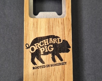 Customized Wooden Bottle Opener with Your Name or a logo – Ideal for BBQs and Parties!