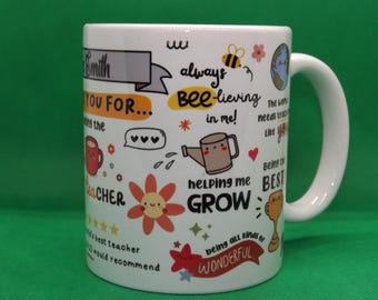 Personalized Teacher Appreciation Mug – A Thoughtful Gift for the Inspiring Educator in Your Life!