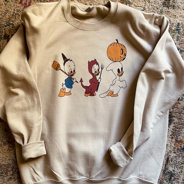 Huey Dewey Louie Pumpkin Head sweatshirts