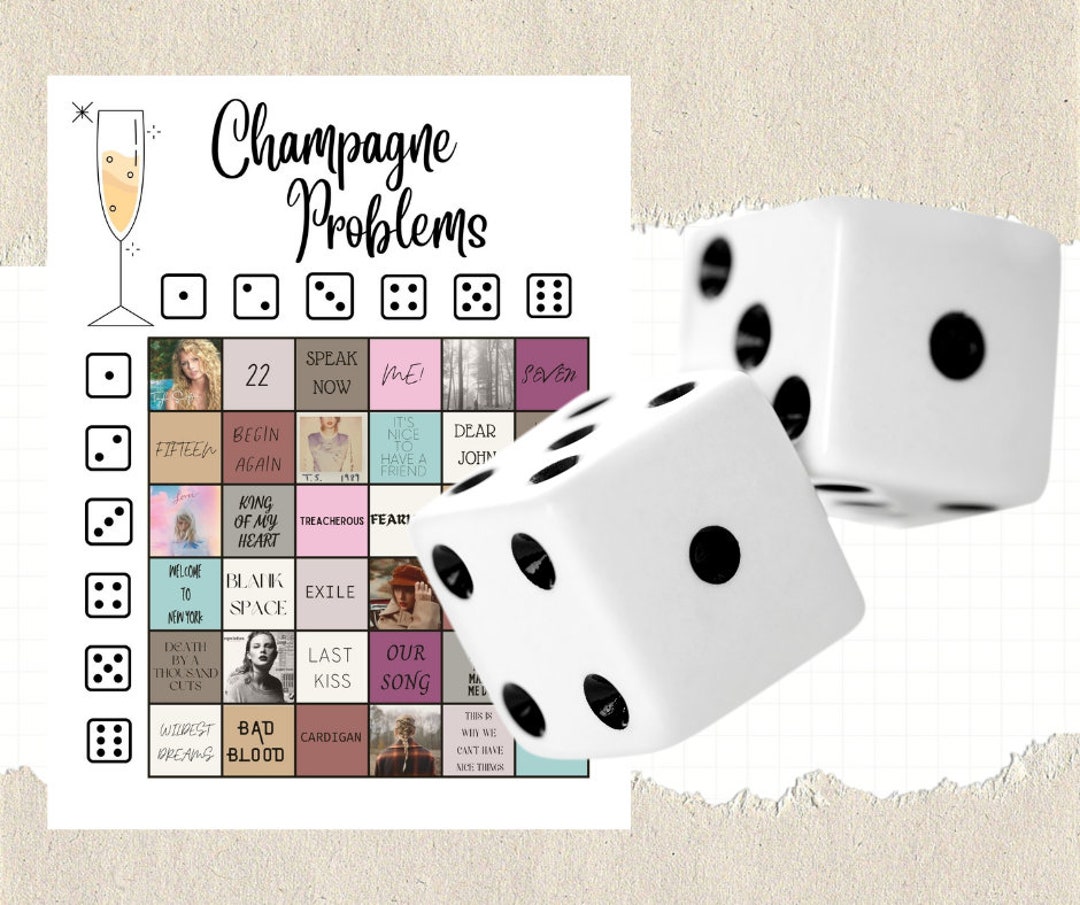 Taylor Swift Theme Dice Drinking Party Game -  Portugal