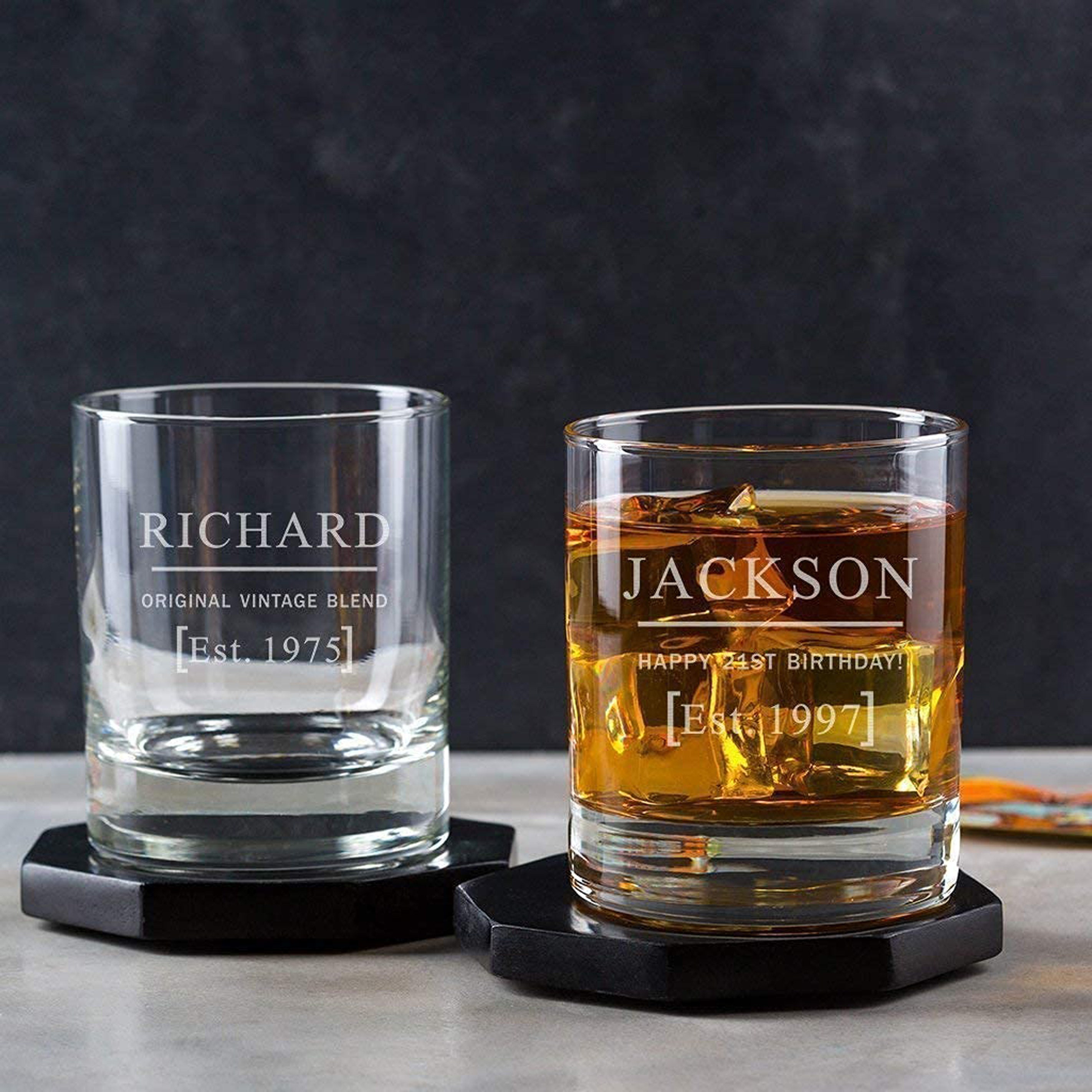 Verre à Whisky Personnalisé Pour La Fête et Les Cadeaux