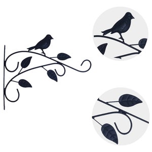 thumbnail image 2 of Lewondr Wall Hanging Plant Bracket, 2 Pack 12 Inch Retro Iron Metal Wall Décor Shepard Hook Lantern Wall Hanger For Hang 2 of 11