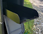 Mailbox Slide In and Out Tray with Matte Black Baked on Enamel finish