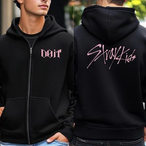 Straykids Zip up Hoodie - Etsy