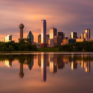 Dallas Skyline Reflection 4