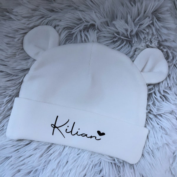 Baby hat newborn hat personalized