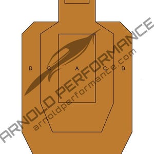 Printable Competition-Style Shooting Target Pack - Digital Download, Sillhouete Scoring Targets, 8.5x11&quot;