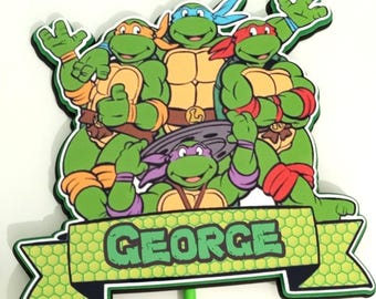 Ninja Turtle Cake Topper