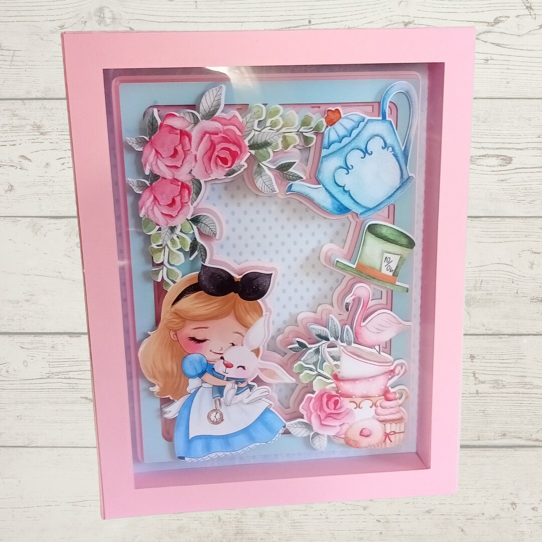 Alice in Wonderland Painting Paper Frame. - Etsy