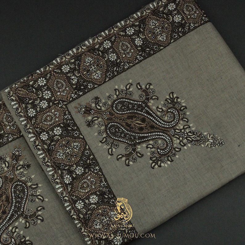 Traditional Omani Massar Embroidered Scarf Amazing Keffiyeh Imamah ...