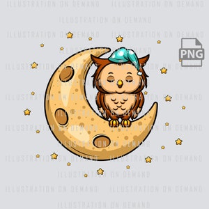 Sleeping Animal, Sleeping Owl PNG, Napping PNG, Cute Animals, Digital Download, Owl T-Shirt Design png, Print On Demand Design