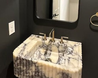 Calacatta viola Marble  Sink