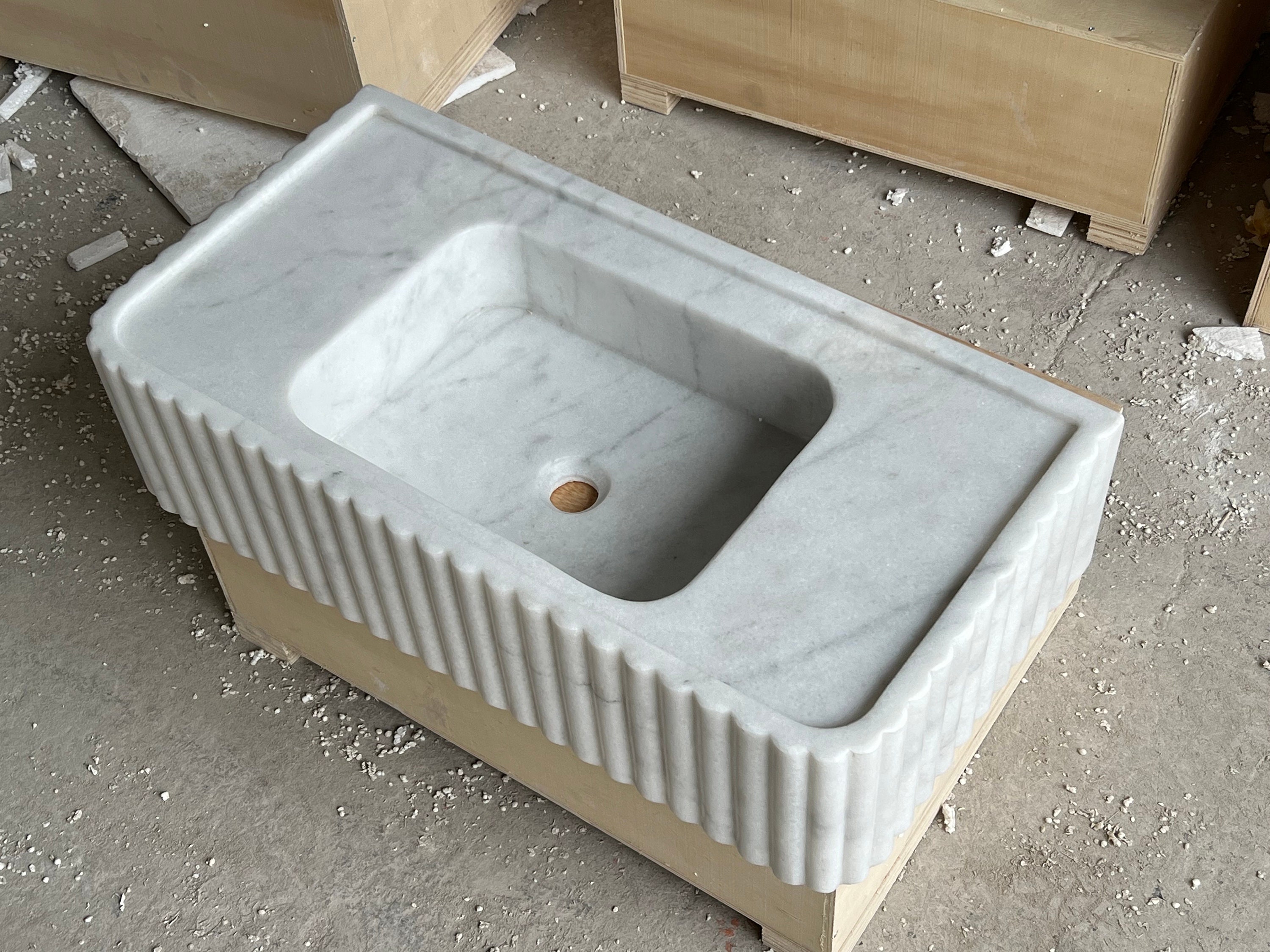 Powder Room Vanity , Powder Room Vanities , Bathroom Vanity , Bathroom Sink, Marble Sink - Etsy