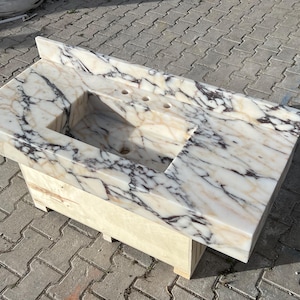 Calacatta Viola marble sink , Viola Marble Sink -  Custom - Personalized sink viola calacatta viola , calacatta Viola