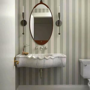 Bathroom Sink,White Marble Sink