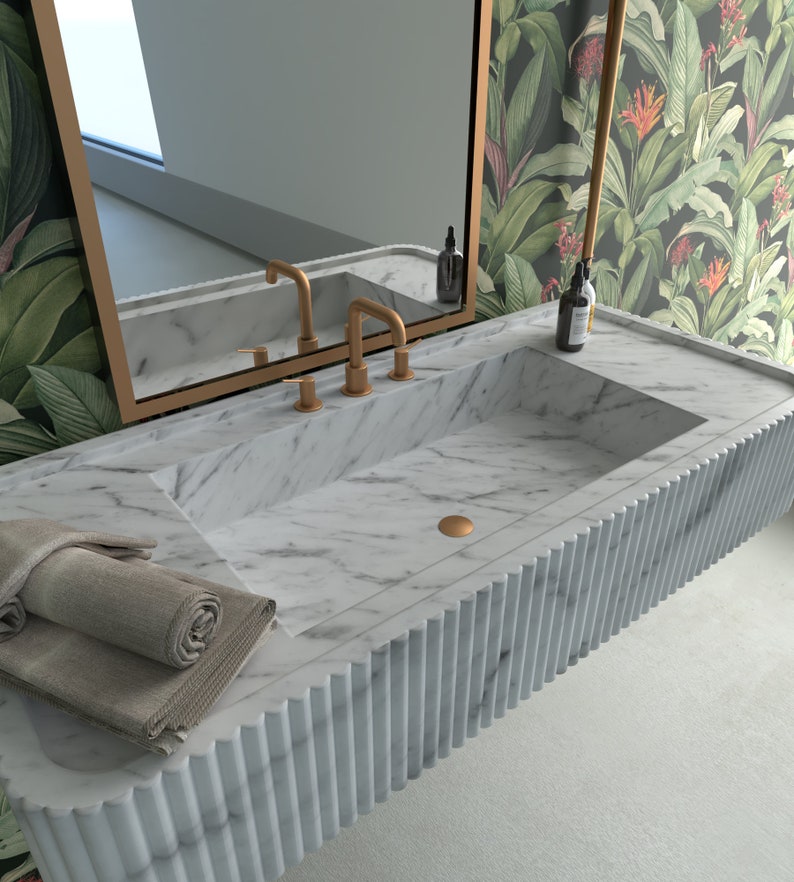 Powder Room Vanity Powder Room Vanities Bathroom Vanity Etsy