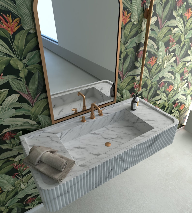 Powder Room Vanity Powder Room Vanities Bathroom Vanity Etsy