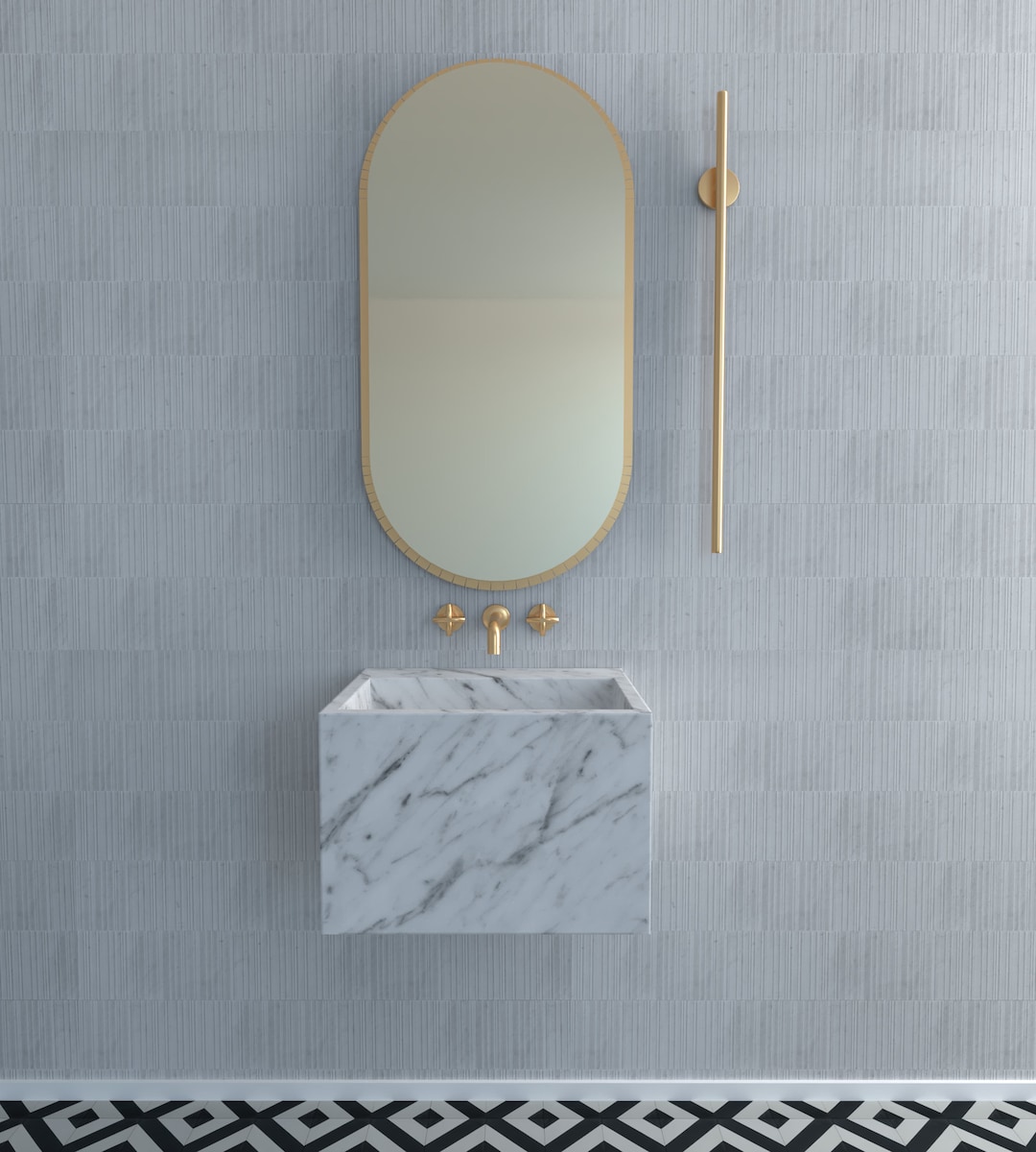 Marble Sink Bathroom Marble Basin Washbasin Carrara Sink Etsy