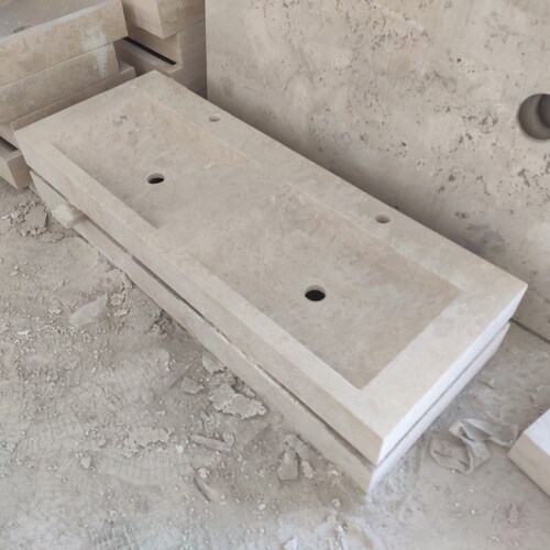 Custom Light Pearl Marble Sink Marble Sink for Bathroom Wall Etsy