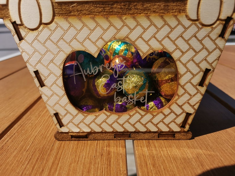 Easter Basket / Laser Cut File / Cdr / Svg / Pdf / Dxf / Ai | Etsy