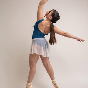 Custom Made High-Low Short Ballet Skirt Rehearsal Skirt | The Evette Style | BalletSkirt for Ballet Class, Pointe Class, Summer Intensive ,