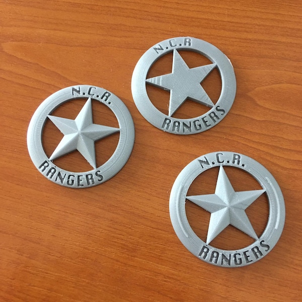 Fallout NCR Ranger stars / STL Files for 3D Printing / Digital download