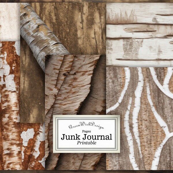 Birch Bark Journal Etsy