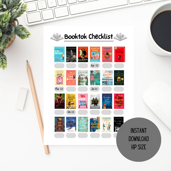 Booktok checklist 1