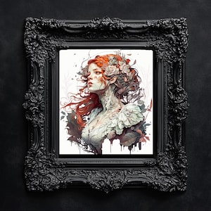 Dark Shadows Angelique Bouchard Premium Matte Horizontales Poster - Mehrere Größen erhältlich