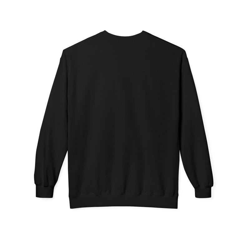 Gomez and Morticia Addams, uniseks middelzware fleece sweater met ronde hals afbeelding 9