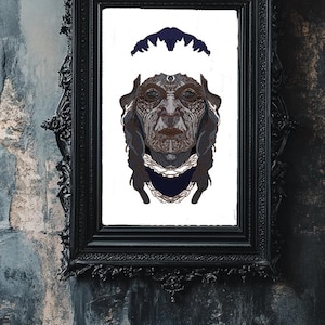 The Cailleach Premium Matte Vertical Poster - Irish/Scottish Mythology Artwork with Museum-Grade Paper and Archival Inks