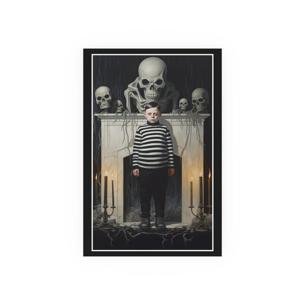 Pugsley Addams Satin and Archival Matte Posters - Art époustouflant pour un style durable