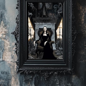 Morticia Addams Premium Matte Vertical Poster