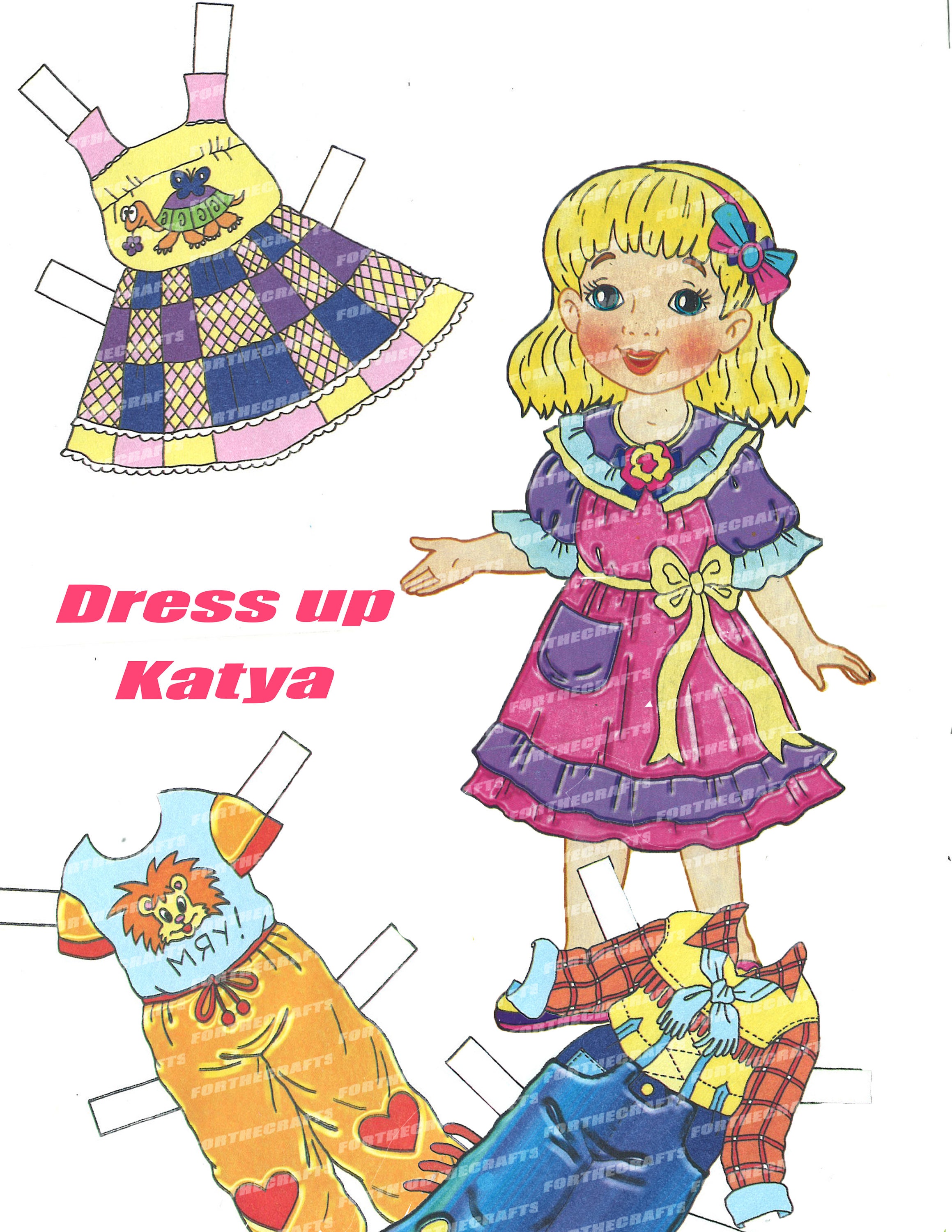 Paper Doll Printable Doll Instant Digital Download retro Doll Paper Paper Doll Printable Doll Instant Digital Download retro Doll Paper