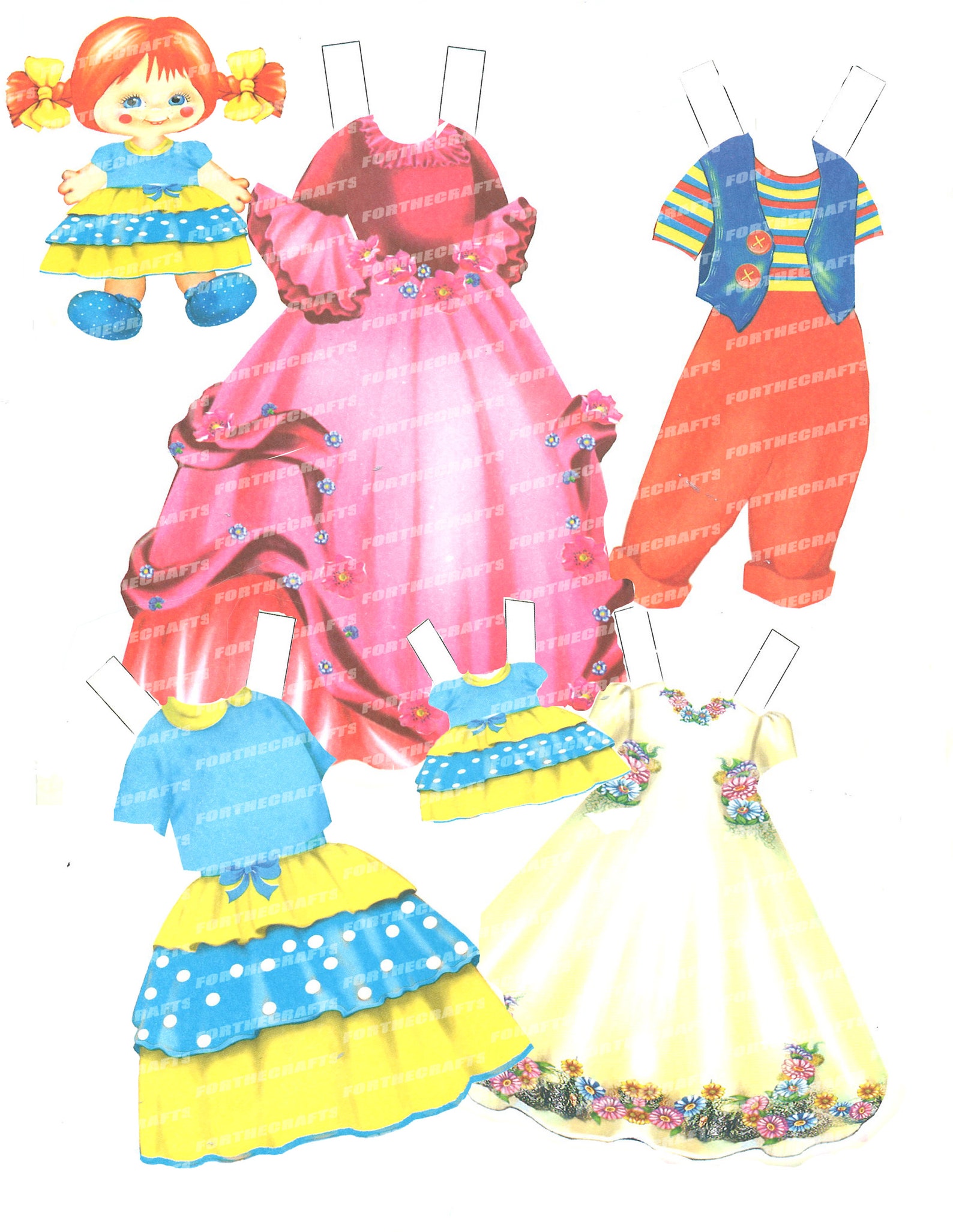 Paper Doll Printable Doll Instant Digital Download retro Doll Paper Paper Doll Printable Doll Instant Digital Download retro Doll Paper