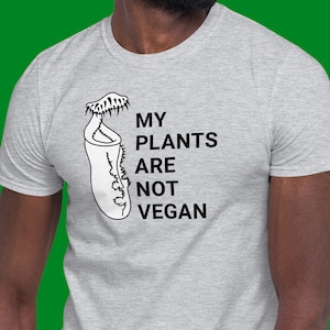 Unisex T-Shirt - nepenthes lowii - carnivorous are not vegan