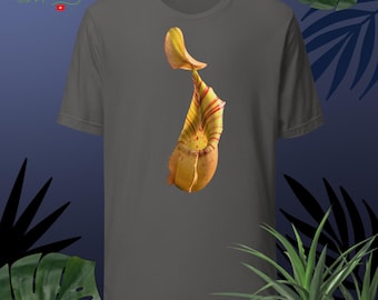 Nepenthes veitchii „Bario Squat” Candy Stripe - T-shirt unisex