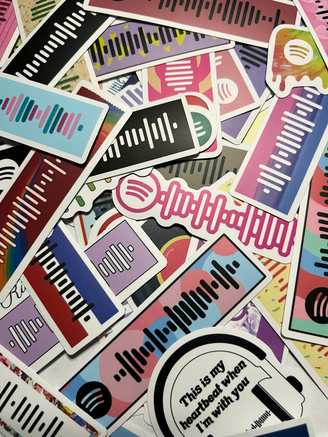 mystery 3 pack of spotify stickers