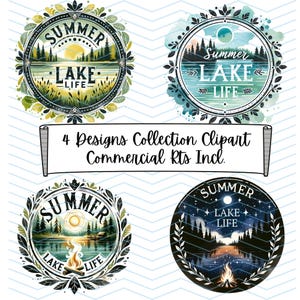 Summer Lake Life Retro Png Design, Spring Outdoors Sublimation Digital Download, Trendy Summer Lake Camping Digital Design