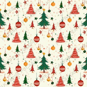 Christmas seamless pattern, cute Christmas print, Christmas pattern for printing