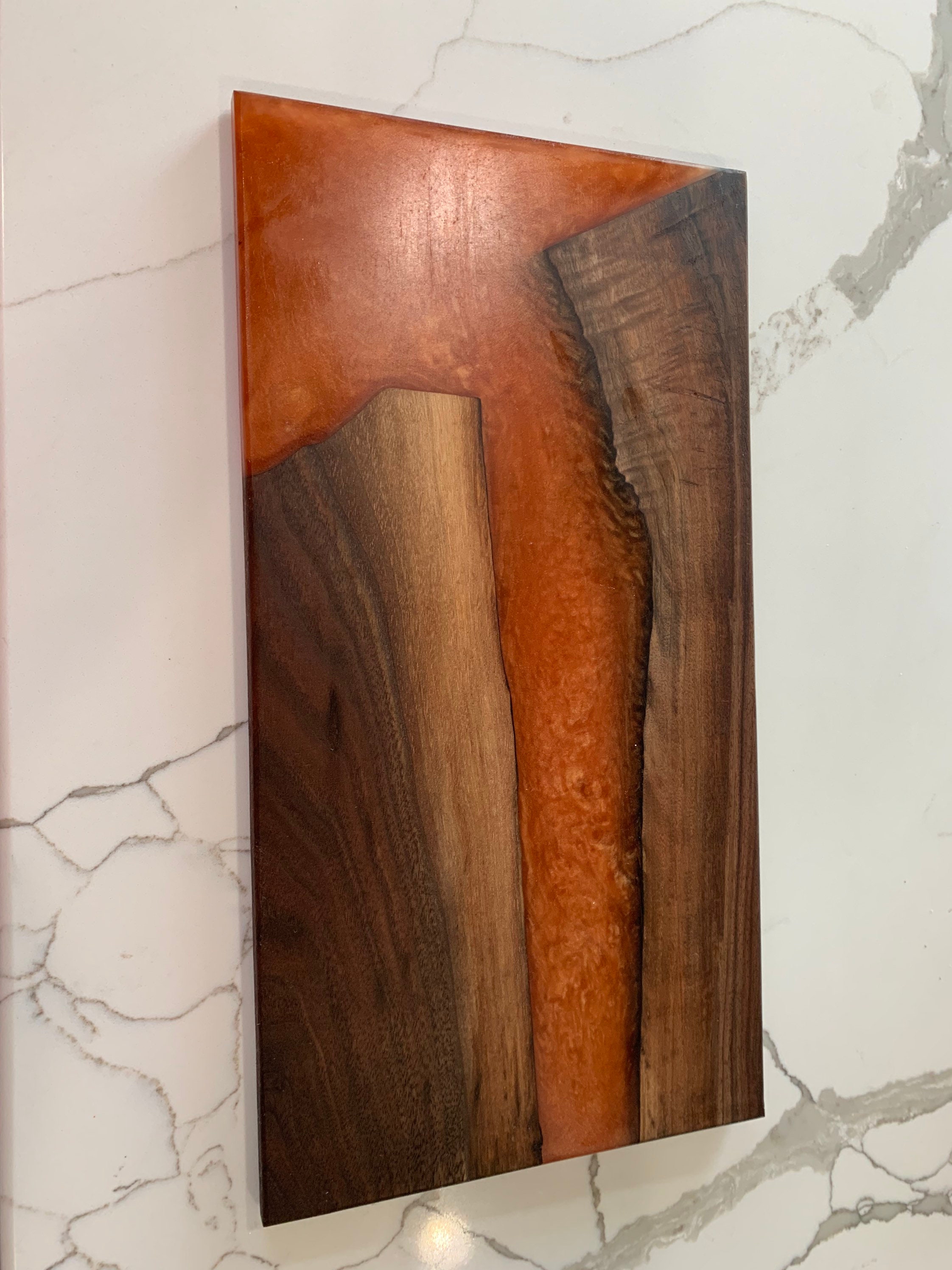 Wood & Epoxy Charcuterie Board Etsy