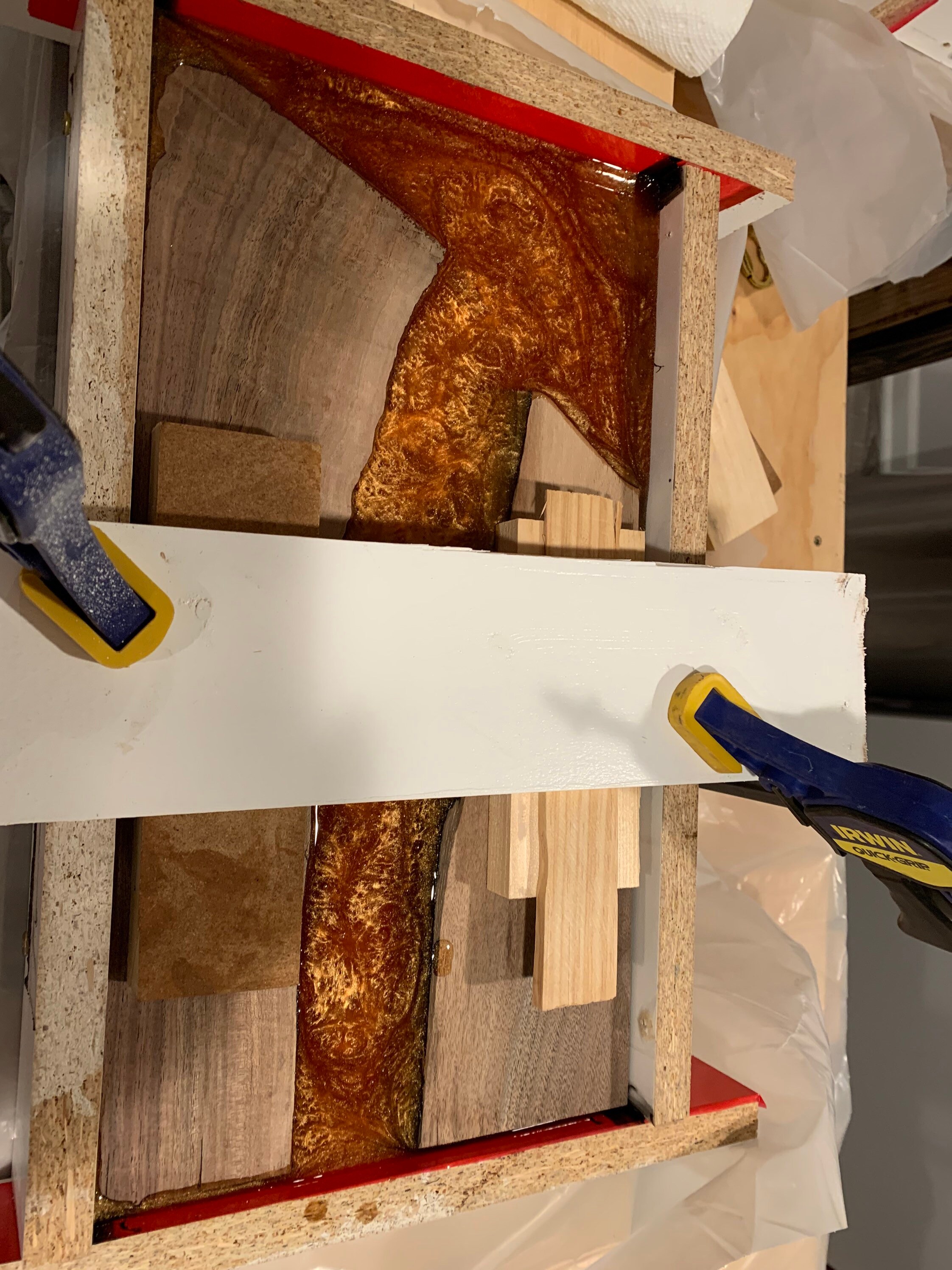 Wood & Epoxy Charcuterie Board Etsy