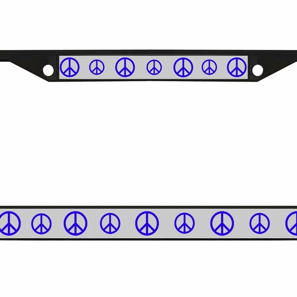 Tie Dye Peace Sign Symbol 6"x12" Aluminum License Plate - Made In USA - LP0688 - Foto 5