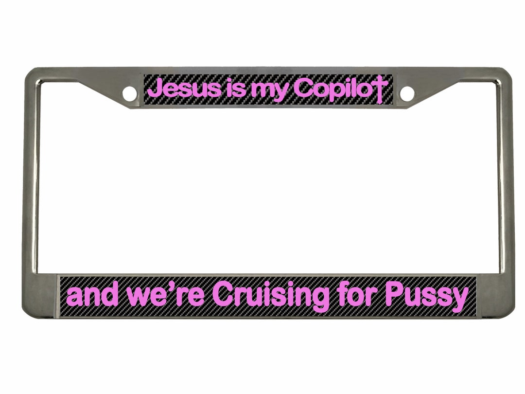 Kiss License Plate JESUS CROSS CHRISTIAN RELIGIOUS Metal License Plate Frame Tag Border Two Holes E FJ Cruiser License Plate Frame - Foto 7