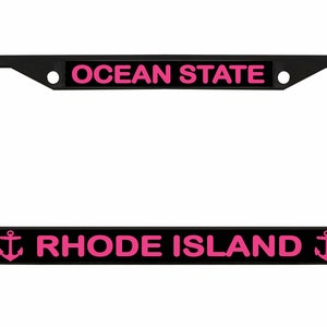 Rhode Island License Plate Frame: Ocean State Car Tag
