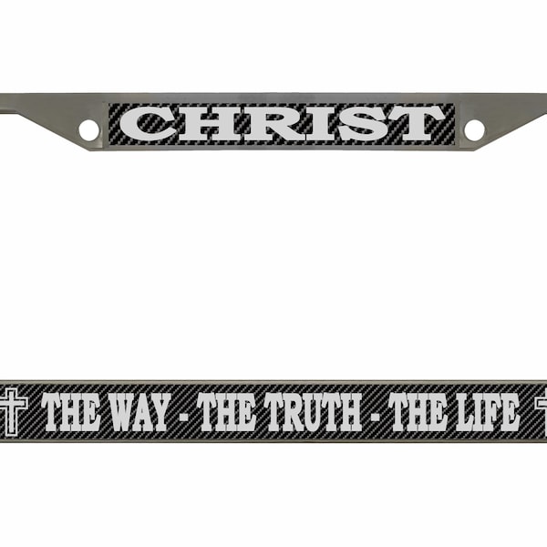 Christian License Plate Frames Etsy